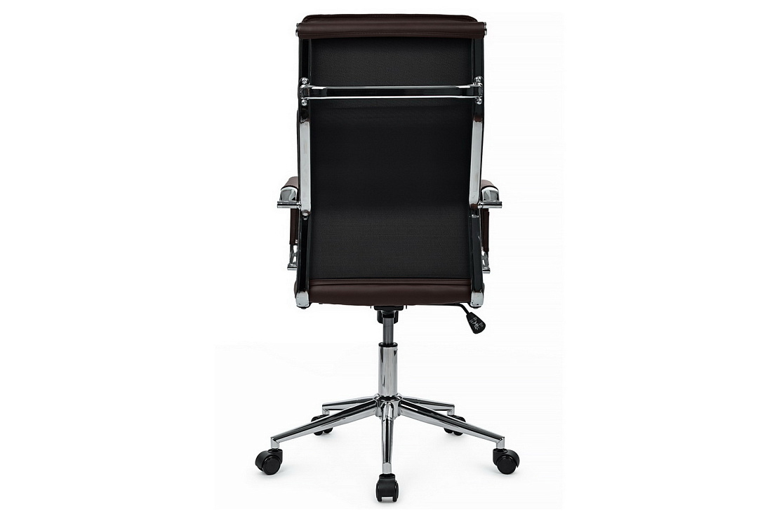 кресло руководителя rv chair dil 6018h тёмно-коричневая экокожа фото
